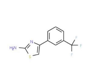 4-(3-Trifluoromethylphenyl)thiazol-2-ylamine - chemical structure image