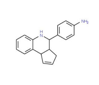 4-(3a,4,5,9b-Tetrahydro-3H-cyclopenta[c]quinolin-4-yl)-phenylamine - chemical structure image