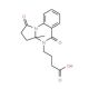 4-(3a-methyl-1,5-dioxo-1,2,3,3a-tetrahydropyrrolo[1,2-a]quinazolin-4(5H)-yl)butanoic acid - chemical structure image