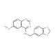 4-{[3′,4′-(Methylenedioxy)benzyl]amino}-6-methoxyquinazoline (CAS 150450-42-3) - chemical structure image