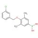 4-(3′-Chlorobenzyloxy)-3,5-dimethylphenylboronic acid (CAS 849062-21-1) - chemical structure image