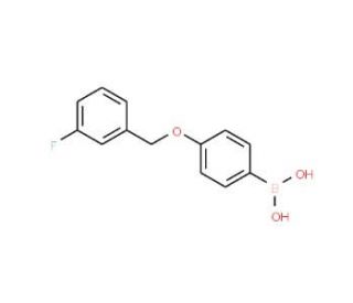 4-(3&prime;-Fluorobenzyloxy)phenylboronic acid (CAS 1072951-98-4) - chemical structure image