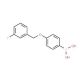 4-(3′-Fluorobenzyloxy)phenylboronic acid (CAS 1072951-98-4) - chemical structure image