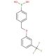 4-(3′-(Trifluoromethyl)phenoxymethyl)phenylboronic acid (CAS 849062-03-9) - chemical structure image