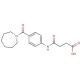 4-[4-(1-Azepanylcarbonyl)anilino]-4-oxobutanoic acid - chemical structure image