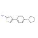 4-[4-(1-Pyrrolidinyl)phenyl]-1,3-thiazol-2-ylamine (CAS 784136-89-6) - chemical structure image
