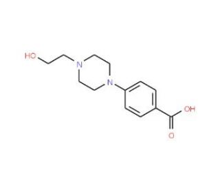 4-[4-(2-Hydroxy-ethyl)-piperazin-1-yl]-benzoic acid - chemical structure image