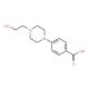 4-[4-(2-Hydroxy-ethyl)-piperazin-1-yl]-benzoic acid - chemical structure image