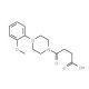 4-[4-(2-Methoxy-phenyl)-piperazin-1-yl]-4-oxo-butyric acid - chemical structure image