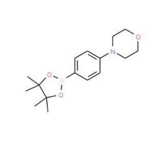 4-[4-(4,4,5,5-Tetramethyl-1,3,2-dioxaborolan-2-yl)phenyl]morpholine (CAS 568577-88-8) - chemical structure image
