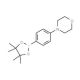 4-[4-(4,4,5,5-Tetramethyl-1,3,2-dioxaborolan-2-yl)phenyl]morpholine (CAS 568577-88-8) - chemical structure image