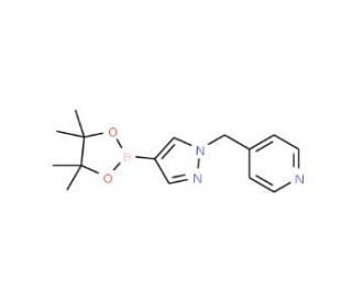 4-[4-(4,4,5,5-Tetramethyl-[1,3,2]dioxaborolan-2-yl)-pyrazol-1-ylmethyl]-pyridine (CAS 864754-20-1) - chemical structure image