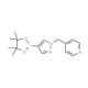 4-[4-(4,4,5,5-Tetramethyl-[1,3,2]dioxaborolan-2-yl)-pyrazol-1-ylmethyl]-pyridine (CAS 864754-20-1) - chemical structure image