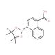 4-(4,4,5,5-Tetramethyl-1,3,2-dioxaborolan-2-yl)-1-naphthoic acid (CAS 1073353-77-1) - chemical structure image