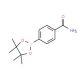 4-(4,4,5,5-Tetramethyl-1,3,2-dioxaborolan-2-yl)-benzamide (CAS 179117-44-3) - chemical structure image