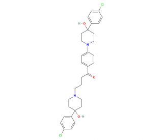 4-[4-(4-Chlorophenyl)-4-hydroxy-1-piperidinyl]-1-[4-[4-(4-chlorophenyl)-4-hydroxy-1-piperidinyl]phenyl]-1-butanone (CAS 67987