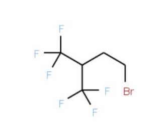 4,4,4-Trifluoro-3-(trifluoromethyl)butyl bromide (CAS 203303-02-0) - chemical structure image