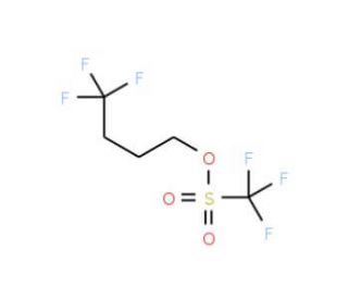4,4,4-Trifluorobutyl trifluoromethanesulphonate (CAS 885275-65-0) - chemical structure image