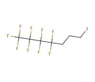 4,4,5,5,6,6,7,7,7-Nonafluoroheptyl iodide (CAS 183547-74-2) - chemical structure image