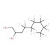 4,4,5,5,6,6,7,7,8,8,9,9,9-Tridecafluorononane-1,2-diol (CAS 107650-06-6) - chemical structure image