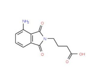 4-(4-Amino-1,3-dioxo-1,3-dihydro-isoindol-2-yl)-butyric acid - chemical structure image