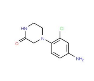 4-(4-amino-2-chlorophenyl)piperazin-2-one (CAS 926250-84-2) - chemical structure image