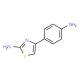 4-(4-Amino-phenyl)-thiazol-2-ylamine (CAS 3673-53-8) - chemical structure image
