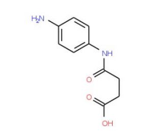 4-(4-Aminoanilino)-4-oxobutanoic acid (CAS 5415-22-5) - chemical structure image