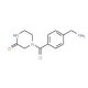 4-{[4-(aminomethyl)phenyl]carbonyl}piperazin-2-one - chemical structure image