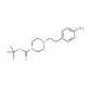 4-(4-aminophenethyl)piperazine-1-carboxylic acid tert-butyl ester (CAS 329004-08-2) - chemical structure image