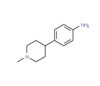 4-(4-aminophenyl)-1-methylpiperidine (CAS 454482-12-3) - chemical structure image