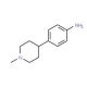 4-(4-aminophenyl)-1-methylpiperidine (CAS 454482-12-3) - chemical structure image