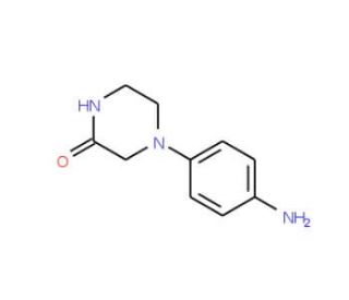 4-(4-aminophenyl)piperazin-2-one (CAS 223786-04-7) - chemical structure image