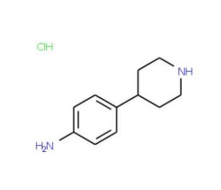 4-(4-Aminophenyl)-piperidine hydrochloride (CAS 548768-98-5) - chemical structure image