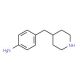 4-(4-Aminophenylmethyl)piperidine (CAS 37581-35-4) - chemical structure image