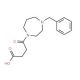 4-(4-Benzyl-1,4-diazepan-1-yl)-4-oxobutanoic acid (CAS 396105-43-4) - chemical structure image