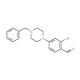 4-(4-Benzyl-1-piperazino)-2-bromo-benzaldehyde (CAS 883512-11-6) - chemical structure image