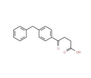 4-(4-Benzyl-phenyl)-4-oxo-butyric acid - chemical structure image