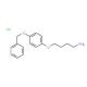 4-[4-(benzyloxy)phenoxy]butan-1-amine hydrochloride - chemical structure image