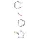 4-[4-(Benzyloxy)phenyl]-4H-1,2,4-triazole-3-thiol - chemical structure image