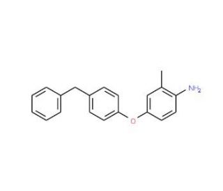 4-(4-Benzylphenoxy)-2-methylaniline - chemical structure image
