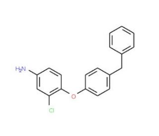 4-(4-Benzylphenoxy)-3-chloroaniline - chemical structure image