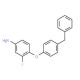 4-(4-Benzylphenoxy)-3-fluoroaniline - chemical structure image