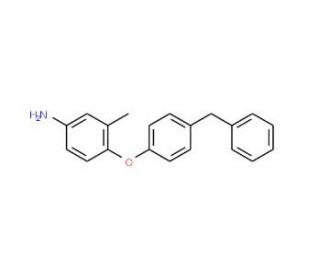 4-(4-Benzylphenoxy)-3-methylaniline - chemical structure image