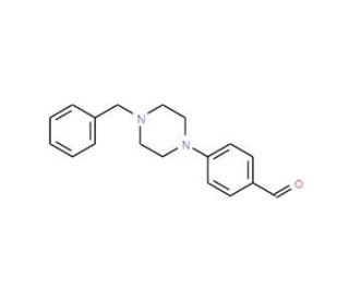 4-(4-Benzylpiperazin-1-yl)benzaldehyde (CAS 166438-88-6) - chemical structure image