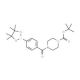 4-(4-Boc-1-piperazinylcarbonyl)benzeneboronic acid pinacol ester (CAS 864754-13-2) - chemical structure image