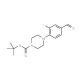 4-(4-Boc-piperazino-1-yl)-3-fluorobenzaldehyde (CAS 501126-37-0) - chemical structure image
