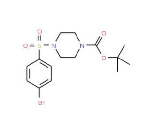 4-(4-BOC-piperazinosulfonyl)bromobenzene (CAS 259808-63-4) - chemical structure image