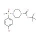 4-(4-BOC-piperazinosulfonyl)bromobenzene (CAS 259808-63-4) - chemical structure image