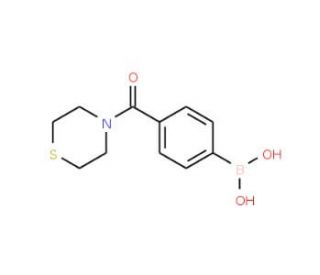 4-(4-Boronobenzoyl)thiomorpholine (CAS 850568-28-4) - chemical structure image